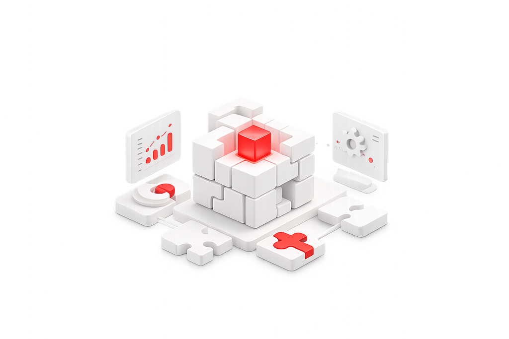 Specialized agent workflows with data analysis, automation, domain modules, and configurable processes